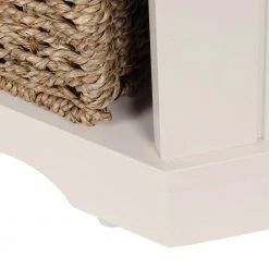 Home Decorators Collection Whitaker 20 in. H x 28.25 in. W Corner Bench in Off White -Flora Home Decorators Soldes off white home decorators collection dining benches 6911700410 e1 1000