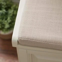 Home Decorators Collection Walker Polar White Corner Storage Bench -Flora Home Decorators Soldes off white home decorators collection dining benches 7400600410 c3 1000