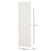 Home Decorators Collection Shutter 43.5 in. H x 15.5 in. W x 1 in. D Modular Closed Left Locker in Off White -Flora Home Decorators Soldes off white home decorators collection lockers sk18732d1 pw 64 1000
