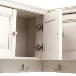 Home Decorators Collection Walker Polar White Corner Wall Cabinet -Flora Home Decorators Soldes off white home decorators collection wall mounted cabinets 7400700410 1f 1000