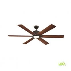 Home Decorators Collection Renwick 60 in. Integrated LED Indoor Oil Rubbed Bronze Ceiling Fan with Light Kit and Remote Control -Flora Home Decorators Soldes oil rubbed bronze home decorators collection ceiling fans with lights 14736 77 1000