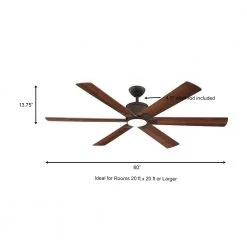 Home Decorators Collection Renwick 60 in. Integrated LED Indoor Oil Rubbed Bronze Ceiling Fan with Light Kit and Remote Control -Flora Home Decorators Soldes oil rubbed bronze home decorators collection ceiling fans with lights 14736 a0 1000