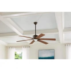 Home Decorators Collection Renwick 60 in. Integrated LED Indoor Oil Rubbed Bronze Ceiling Fan with Light Kit and Remote Control -Flora Home Decorators Soldes oil rubbed bronze home decorators collection ceiling fans with lights 14736 e1 1000