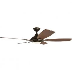 Home Decorators Collection Petersford 52 in. Integrated LED Indoor Oil Rubbed Bronze Ceiling Fan with Light Kit and Remote Control -Flora Home Decorators Soldes oil rubbed bronze home decorators collection ceiling fans with lights 24426 77 1000