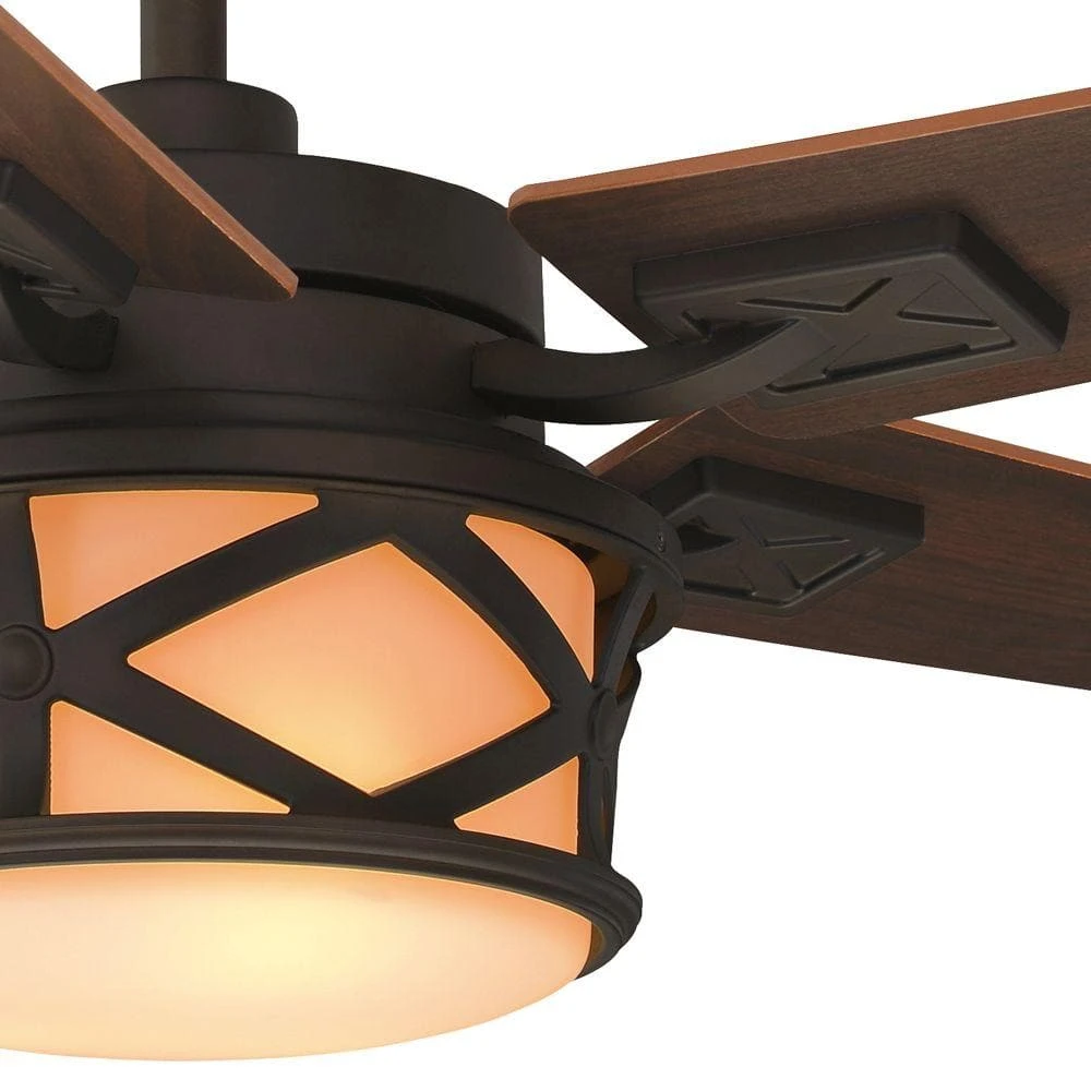 Home Decorators Collection Copley 52 in. Indoor/Outdoor LED Oil Rubbed Bronze Ceiling Fan with Light Kit, Downrod, Remote and Reversible Blades 11 Home Decorators Collection Copley 52 in. Indoor/Outdoor LED Oil Rubbed Bronze Ceiling Fan with Light Kit, Downrod, Remote and Reversible Blades - Image 9