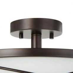 Home Decorators Collection Thayer 2-Light Oil Rubbed Bronze Semi-Flushmount -Flora Home Decorators Soldes oil rubbed bronze home decorators collection flush mount lights 34761 hbu 66 1000