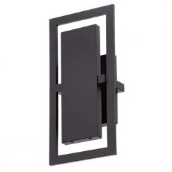 Home Decorators Collection Railford 1-Light Oil Rubbed Bronze Outdoor Integrated LED Wall Lantern Sconce with Etched Lens -Flora Home Decorators Soldes oil rubbed bronze home decorators collection outdoor sconces 23741 a0 1000