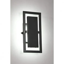 Home Decorators Collection Railford 1-Light Oil Rubbed Bronze Outdoor Integrated LED Wall Lantern Sconce with Etched Lens -Flora Home Decorators Soldes oil rubbed bronze home decorators collection outdoor sconces 23741 c3 1000