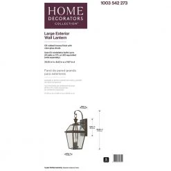 Home Decorators Collection French Quarter Gas Style 2-Light Outdoor Wall Lantern Sconce -Flora Home Decorators Soldes oil rubbed bronze home decorators collection outdoor sconces jlw1612a 3 44 1000