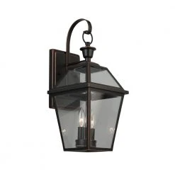 Home Decorators Collection French Quarter Gas Style 2-Light Outdoor Wall Lantern Sconce