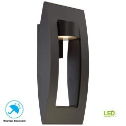 Home Decorators Collection Frolynn 1-Light Oil Rubbed Bronze with Gold Highlights Outdoor Integrated LED Wall Lantern Sconce with Etched Glass -Flora Home Decorators Soldes oil rubbed bronze with gold highlights home decorators collection outdoor sconces 23712 44 1000