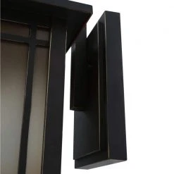 Home Decorators Collection Port Oxford 1-Light Oil Rubbed Chestnut Outdoor Wall Lantern Sconce -Flora Home Decorators Soldes oil rubbed chestnut home decorators collection outdoor sconces 23113 40 1000