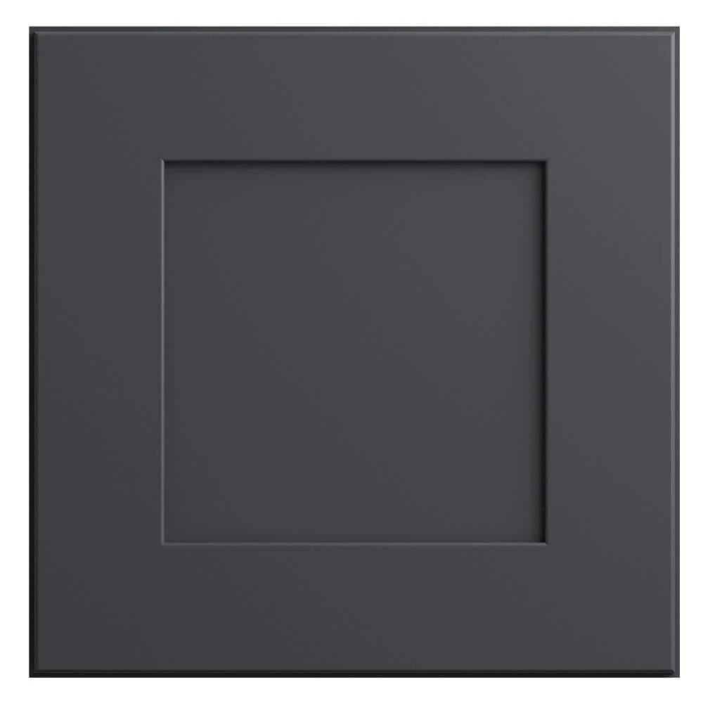 Home Decorators Collection Navarre Onyx Gray Shaker Assembled Plywood Stock Matching Kitchen Cabinet Toe Kick 96 in. x 4.5 in. x 0.125 in. 9 Home Decorators Collection Navarre Onyx Gray Shaker Assembled Plywood Stock Matching Kitchen Cabinet Toe Kick 96 in. x 4.5 in. x 0.125 in. - Image 7