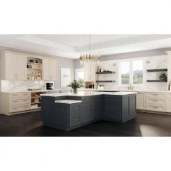 Home Decorators Collection Newport Gray Painted Shaker Stock Assembled Plywood Wall Kitchen Cabinet with Soft Close Door 9 in. x 36 in. x 12 in. -Flora Home Decorators Soldes onyx gray painted home decorators collection assembled kitchen cabinets w0936l ndo fa 1000