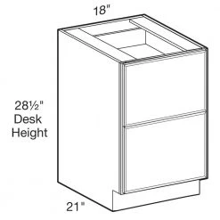 Home Decorators Collection Newport Assembled Plywood Shaker Kitchen Desk Base Cabinet Soft Close in Painted Pacific White (18x28.5x21 in.) -Flora Home Decorators Soldes pacific white home decorators collection assembled kitchen cabinets ddr18 npw c3 1000