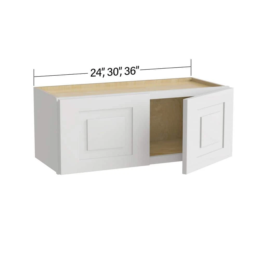 Home Decorators Collection Grayson Pacific White Plywood Shaker Stock Assembled Wall Kitchen Cabinet Soft Close 24 in. x 12 in. x 12 in. 3 Home Decorators Collection Grayson Pacific White Plywood Shaker Stock Assembled Wall Kitchen Cabinet Soft Close 24 in. x 12 in. x 12 in.