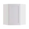 Home Decorators Collection Newport Assembled 24x30x12 in Plywood Shaker Wall Angle Corner Kitchen Cabinet Soft Close Right in Painted Pacific White -Flora Home Decorators Soldes pacific white home decorators collection assembled kitchen cabinets wa2430r npw 64 1000