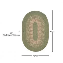 Home Decorators Collection Portland Palm 7 ft. x 9 ft. Braided Oval Area Rug 15 Home Decorators Collection Portland Palm 7 ft. x 9 ft. Braided Oval Area Rug -Flora Home Decorators Soldes palm home decorators collection area rugs jk60r084x108 76 1000