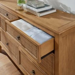 Home Decorators Collection Marsden Patina Finish 6-Drawer Cane Dresser (54 in W. X 36 in H.) -Flora Home Decorators Soldes patina home decorators collection dressers 05614 445 eps free 1d 1000