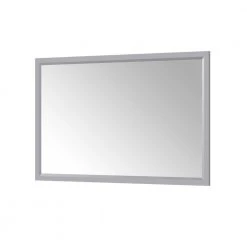 Home Decorators Collection Rockleigh 46.00 in. W x 30.00 in. H Framed Rectangular Bathroom Vanity Mirror in Pebble Grey -Flora Home Decorators Soldes pebble grey home decorators collection vanity mirrors rockleigh mr pg c3 1000