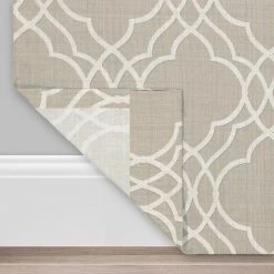 Home Decorators Collection Garden Gate 50 in. W x 84 in. L Light Filtering Window Panel in Pewter -Flora Home Decorators Soldes pewter home decorators collection room darkening curtains fzh04lab2pew 66 1000