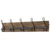 Home Decorators Collection 27 in. Rustic Pine and Distressed Brass Hook Rack -Flora Home Decorators Soldes pine and antique brass home decorators collection hooks r36197h rpd u 64 1000
