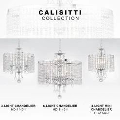 Home Decorators Collection Calisitti 6-Light Polished Chrome Chandelier with K9 Crystal Dangles -Flora Home Decorators Soldes polished chrome home decorators collection chandeliers hd 1146 i 40 1000