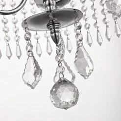 Home Decorators Collection Calisitti 6-Light Polished Chrome Chandelier with K9 Crystal Dangles -Flora Home Decorators Soldes polished chrome home decorators collection chandeliers hd 1146 i 66 1000