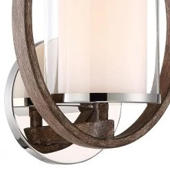 Home Decorators Collection Downing 1-Light Polished Nickel/Corona Bronze Wall Sconce -Flora Home Decorators Soldes polished nickel and corona bronze home decorators collection wall sconces 28011 c3 1000