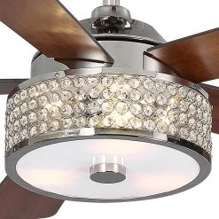 Home Decorators Collection Montclaire 52 in. LED Polished Nickel Ceiling Fan with Light Kit and Remote Control -Flora Home Decorators Soldes polished nickel home decorators collection ceiling fans with lights 51859 1d 1000