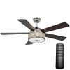Home Decorators Collection Montclaire 52 in. LED Polished Nickel Ceiling Fan with Light Kit and Remote Control -Flora Home Decorators Soldes polished nickel home decorators collection ceiling fans with lights 51859 64 1000