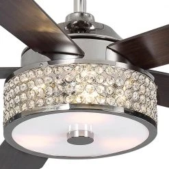 Home Decorators Collection Montclaire 52 in. LED Polished Nickel Ceiling Fan with Light Kit and Remote Control -Flora Home Decorators Soldes polished nickel home decorators collection ceiling fans with lights 51859 77 1000