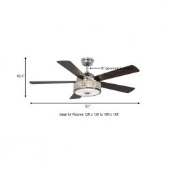 Home Decorators Collection Montclaire 52 in. LED Polished Nickel Ceiling Fan with Light Kit and Remote Control -Flora Home Decorators Soldes polished nickel home decorators collection ceiling fans with lights 51859 a0 1000