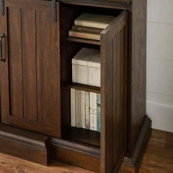 Home Decorators Collection Kerrington 60 in. Freestanding Infrared Electric Fireplace in Rustic Walnut with Media -Flora Home Decorators Soldes rustic walnut home decorators collection freestanding electric fireplaces 143702 a 77 1000