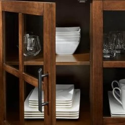 Home Decorators Collection Woodlin Sable Brown Buffet with Glass Door -Flora Home Decorators Soldes sable home decorators collection sideboards buffet tables sk16945r1 40 1000