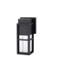 Home Decorators Collection Melrose 1-Light Sand Black LED Outdoor Wall Mount Lantern -Flora Home Decorators Soldes sand black home decorators collection outdoor sconces 23759 64 1000