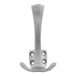 Home Decorators Collection 5 in. Satin Nickel Triple Wall Hook (4-Pack)