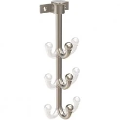 Home Decorators Collection 10 in. Satin Nickel Triple Prong Swivel Hook 16 Home Decorators Collection 10 in. Satin Nickel Triple Prong Swivel Hook -Flora Home Decorators Soldes satin nickel home decorators collection hooks b43287h sn u 66 1000