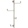 Home Decorators Collection 27 in. L Satin Nickel Vertical Metal Hook Rail