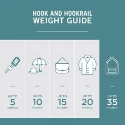 Home Decorators Collection 27 in. L Satin Nickel Vertical Metal Hook Rail -Flora Home Decorators Soldes satin nickel home decorators collection hooks r43560h sn u c3 1000