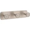 Home Decorators Collection 10 in. L Satin Nickel Metal Round Post Hook Rail -Flora Home Decorators Soldes satin nickel home decorators collection hooks r43937h sn u 64 1000