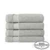 Home Decorators Collection Egyptian Cotton Bath Sheet in Shadow Gray (Set of 4)