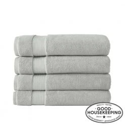 Home Decorators Collection Egyptian Cotton Bath Sheet in Shadow Gray (Set of 4)