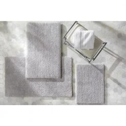 Home Decorators Collection Shadow Gray 24 in. x 40 in. Cotton Reversible Bath Rug (Set of 2) -Flora Home Decorators Soldes shadow gray home decorators collection bathroom rugs bath mats hmt446 shadow g 1f 1000