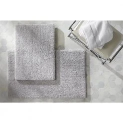 Home Decorators Collection Shadow Gray 24 in. x 40 in. Cotton Reversible Bath Rug (Set of 2) -Flora Home Decorators Soldes shadow gray home decorators collection bathroom rugs bath mats hmt446 shadow g 4f 1000