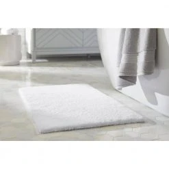 Home Decorators Collection Shadow Gray 24 in. x 40 in. Cotton Reversible Bath Rug (Set of 2) -Flora Home Decorators Soldes shadow gray home decorators collection bathroom rugs bath mats hmt446 shadow g 77 1000