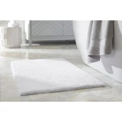 Home Decorators Collection Shadow Gray 24 in. x 40 in. Cotton Reversible Bath Rug (Set of 2) -Flora Home Decorators Soldes shadow gray home decorators collection bathroom rugs bath mats hmt446 shadow g c3 1000