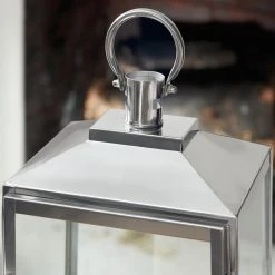 Home Decorators Collection Silver Stainless Steel Candle Hanging or Tabletop Lantern (Set of 2) -Flora Home Decorators Soldes silver home decorators collection candle holders dc18 44998 ab 1d 1000