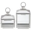 Home Decorators Collection Silver Stainless Steel Candle Hanging or Tabletop Lantern (Set of 2) -Flora Home Decorators Soldes silver home decorators collection candle holders dc18 44998 ab 64 1000