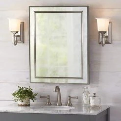 Home Decorators Collection 20-1/8 in. W x 26 in. H Fog Free Framed Recessed or Surface-Mount Mirror Bathroom Medicine Cabinet in Brushed Nickel 9 Home Decorators Collection 20-1/8 in. W x 26 in. H Fog Free Framed Recessed or Surface-Mount Mirror Bathroom Medicine Cabinet in Brushed Nickel -Flora Home Decorators Soldes silver home decorators collection medicine cabinets with mirrors 45418 31 1000